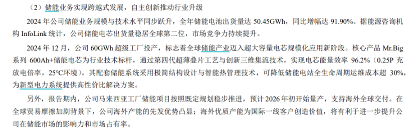 榜首依旧是宁德时代！2024年储能业务出货量TOP10盘点